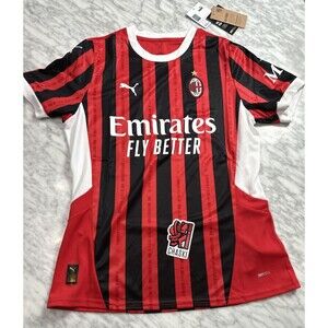 Puma AC Milan Home 2024/25 Soccer Football Jersey Women's Medium 774890 01 NEW